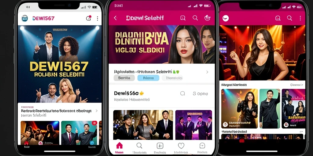 Tampilan antarmuka DEWI567 yang menarik dan informatif.