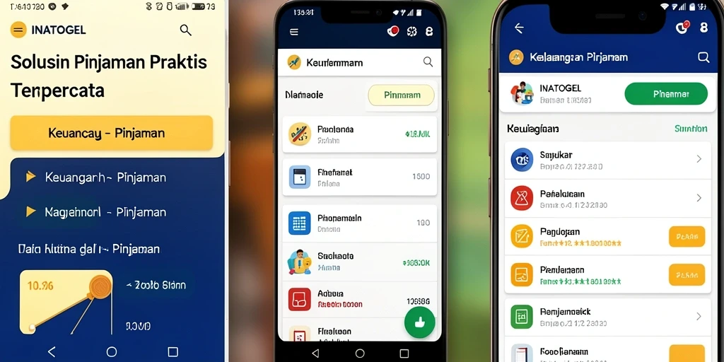 Antarmuka aplikasi INATOGEL untuk pengajuan pinjaman yang mudah digunakan.