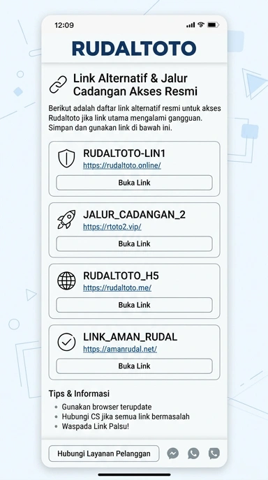 Tampilan link alternatif rudaltoto