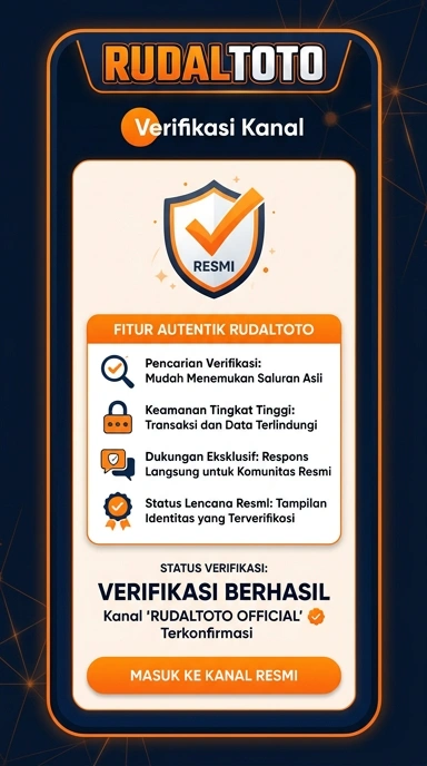Tampilan kanal resmi rudaltoto